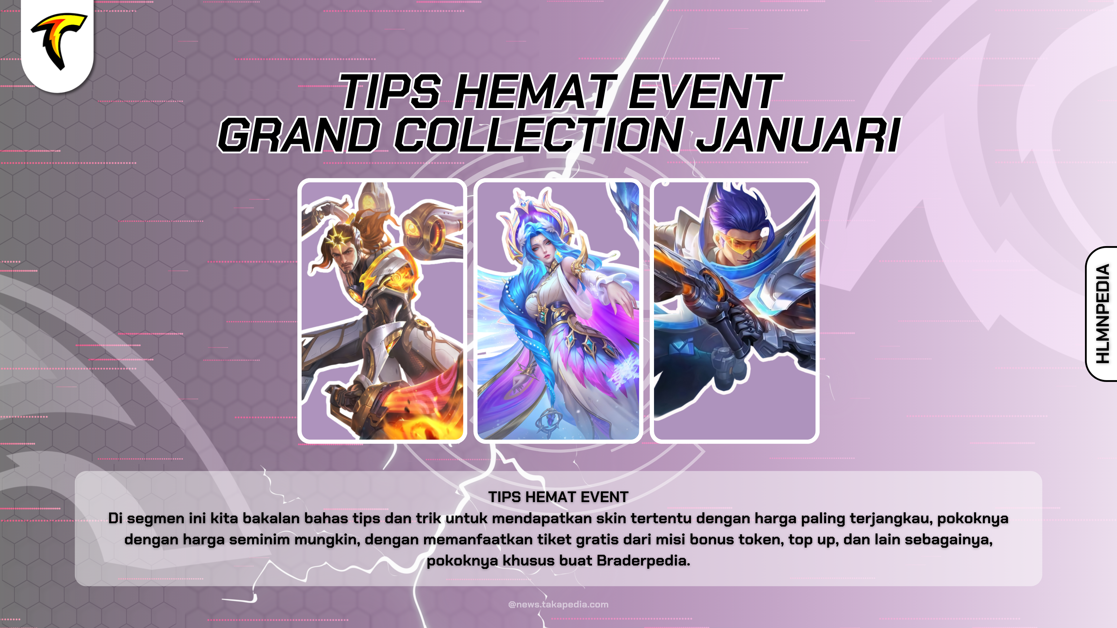 Tips Hemat Event Grand Collection Januari 2025 - Bebas Pilih Skin Collector Aurora, Lapu-lapu, Granger